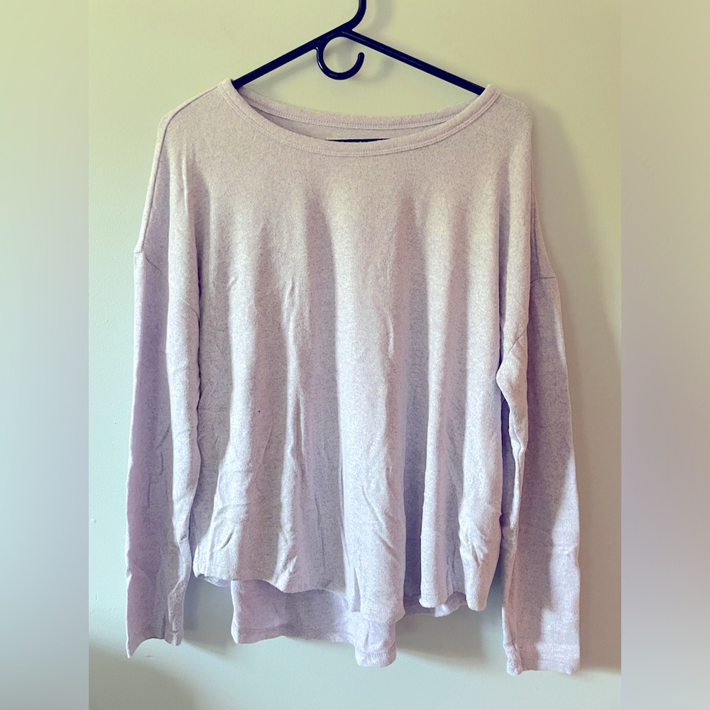 EUC - Lucky brand lavender heathered sweater